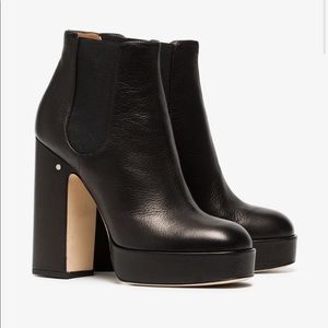 Laurence Dacade Rosa Black Platform Booties